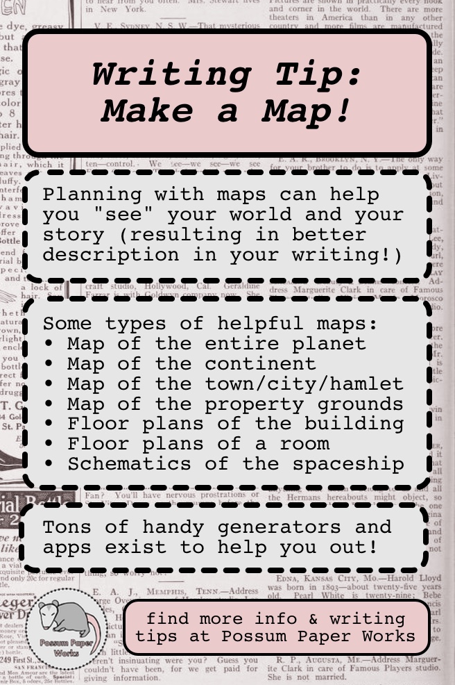 writing tip make a map summary